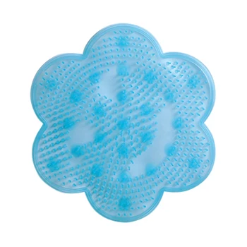 

Bath Massage Pad Silicone Suction Cup Bathroom Shower Mat Non-slip Foot Wash Back Massage Cushion NShopping
