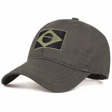 Бразильский флаг камуфляжная серия бейсбольная кепка Мода Джунгли боевые кепки Регулируемая уличная хлопковая Повседневная шляпа хип-хоп спортивная шапка