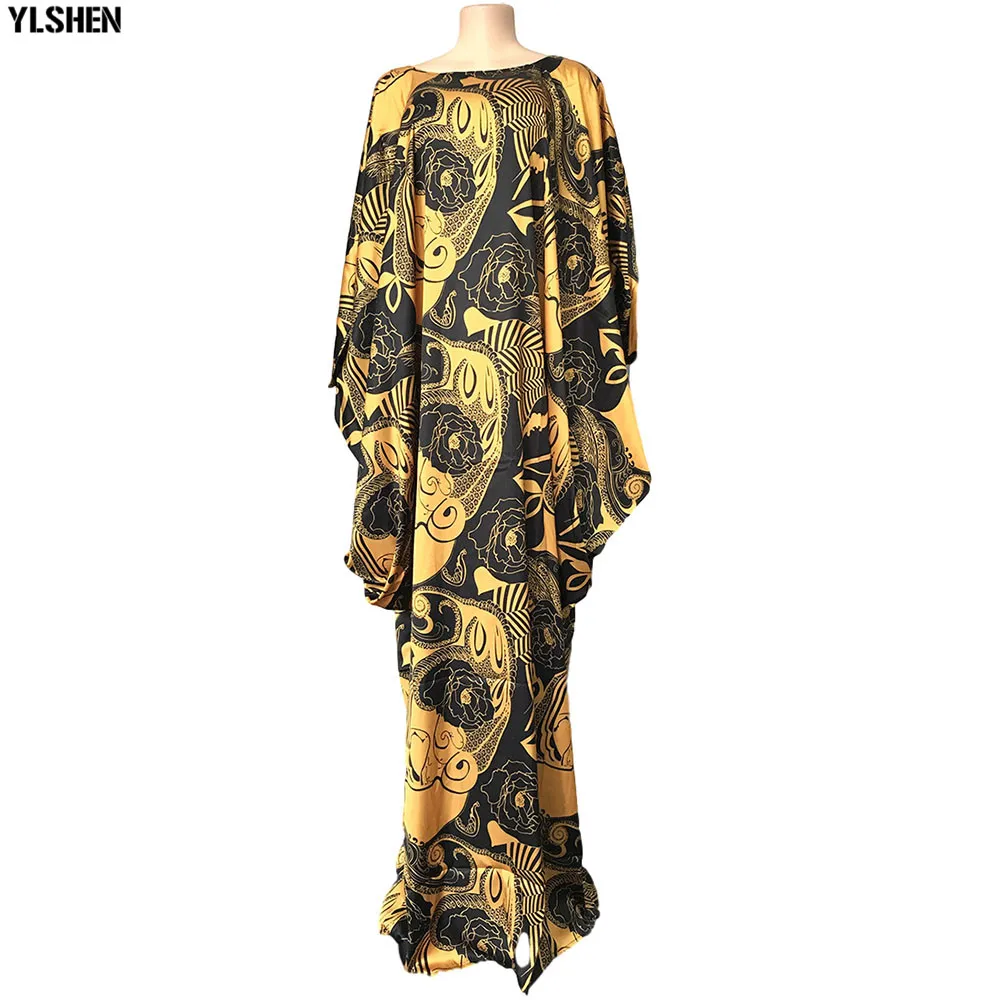 Super Size African Dresses For Women 2020 Summer Loose Style Printed African Long Maxi Dress Dashiki Boubou Robe Africaine Femme 05