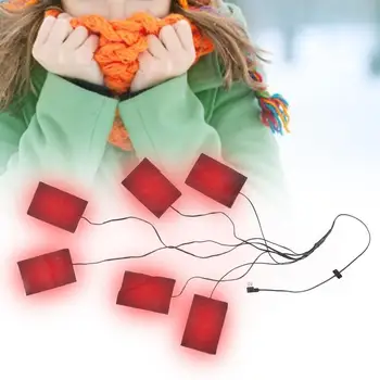 

USB Portable Electric Heating Cloth Washable Warm Keeping Heating Pad for Clothes Vest Light Weight Heating Cloth Massage