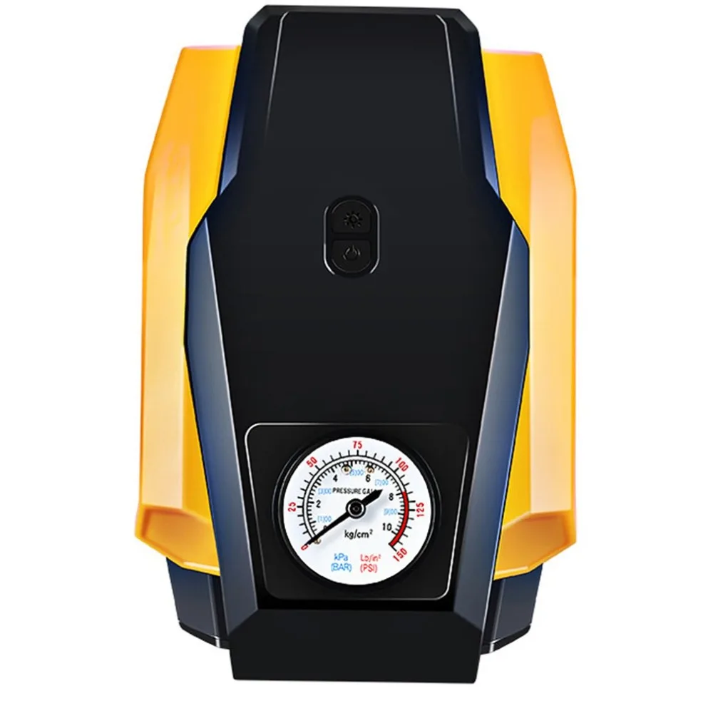 Car Air Pump Double Cylinder Household 12V Electric Pump Portable Emergency Tire Car Pump Digital Display