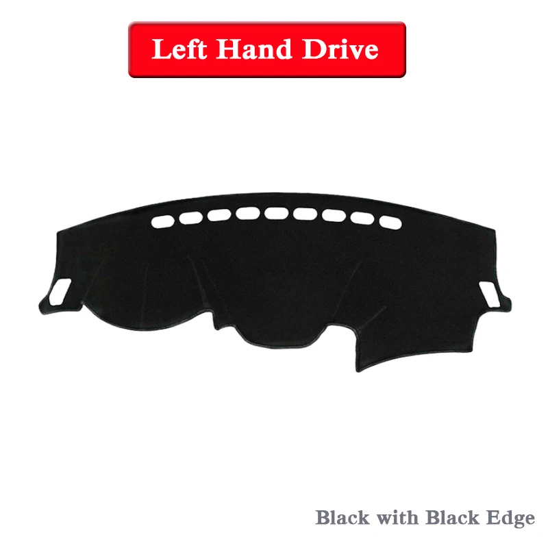 Black Edge LHD Car Styling Dashboard Protective Mat Shade Cushion Pad Rose Carpet For CHANGAN CX70 CX70T-Present RHD&LHD Auto Accessory - Color Name: Black Edge LHD