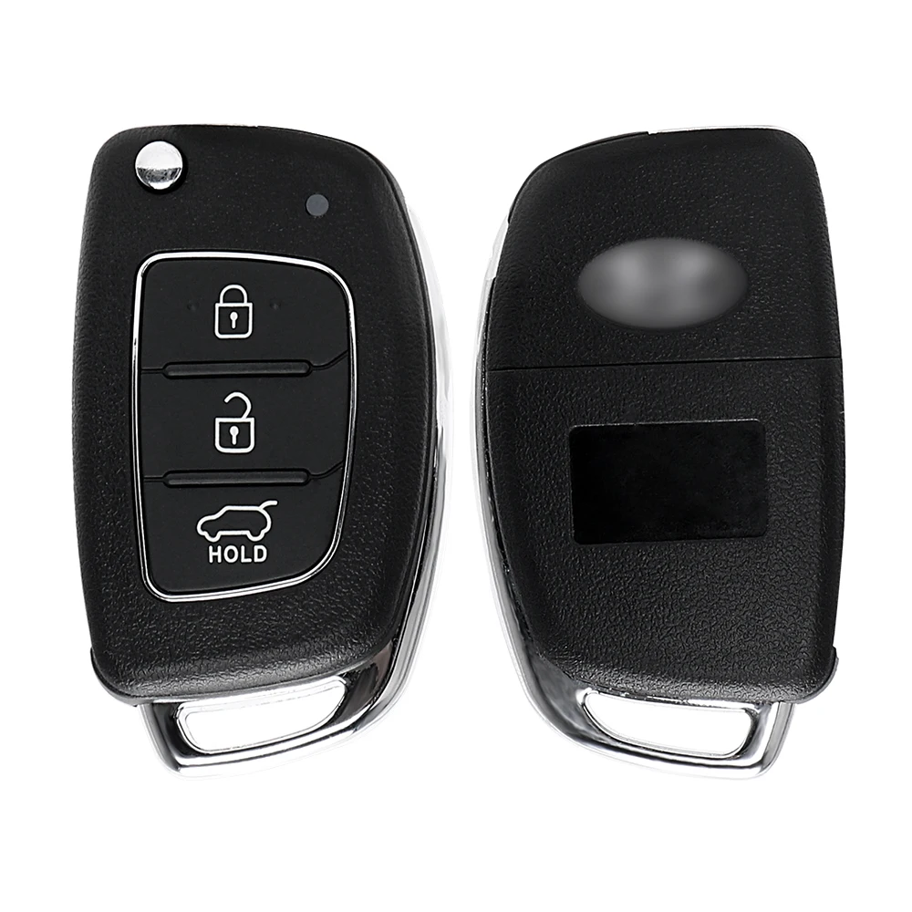 

LEEPEE 3 Buttons Cover Case Key Case Fob Shell Replacement Remote Car Key For Mistra Hyundai Solaris ix35 ix45 Verna Santa
