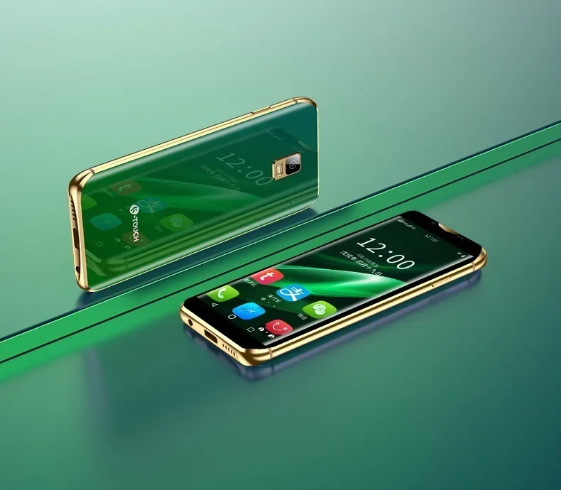 Поддержка Google Play 3,4" маленький мини мобильный телефон android 8,1 ...