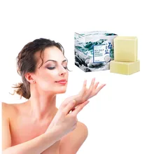 0 добавка натуральная морская соль очищающее мыло ручной работы Гиалуроновая кислота отбеливание и увлажнение Очищающая кожа для предотвращения акаридов