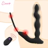 Double Motors Wireless Remote Control Anal Plug Vibrator For Men Prostate Massager Patterns Butt Silicone Sex Toys for Adult Gay 1