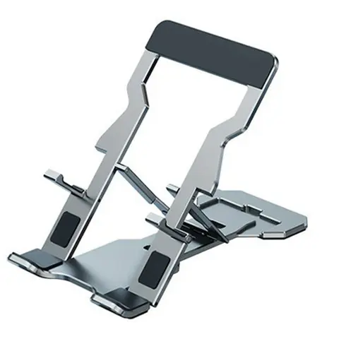 Table Phone Stand Phone Holder Bracket Ultra-thin &amp; Angle Adjustable Aluminum Alloy Cradle Dock For IPads Smart Phone