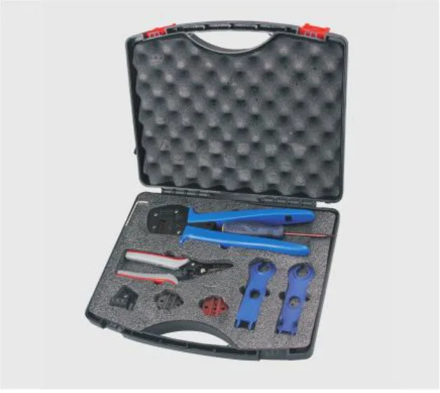 

A- 2546B Solar Pressure Cable Kit MC3 MC4 Photovoltaic Press Plier Set