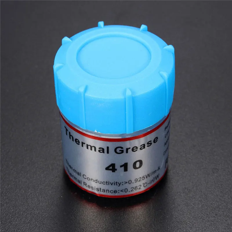 5pc HY410 10g White Thermal Grease Silicone Grease Conductive Grease Paste For CPU GPU Chipset Cooling Compound Silicone welding rods