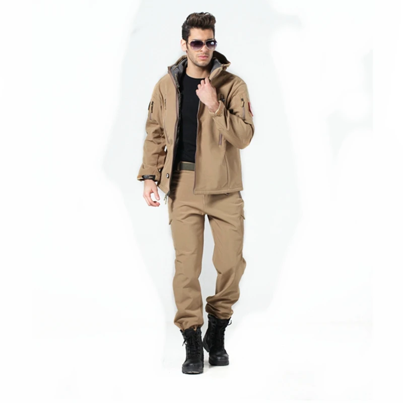 pants Warm Waterproof Overcoat 2 Pcs Suits Set Mens Popular Hunting Jacket Coat pants Warm Waterproof Overcoat 2 Pcs Suits Set Mens Popular Hunting Jacket Coat