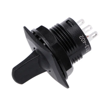 

1PC R13-402 3Pin 2Position ON-OFF-ON Maintained Round Toggle Switch