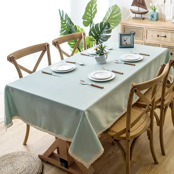 

Waterproof Thick Tablecloth Cotton Linen Tassel Printing Desk Cloth For Dining Room Hotel Banquet Home Kitchen Table Cover Mat