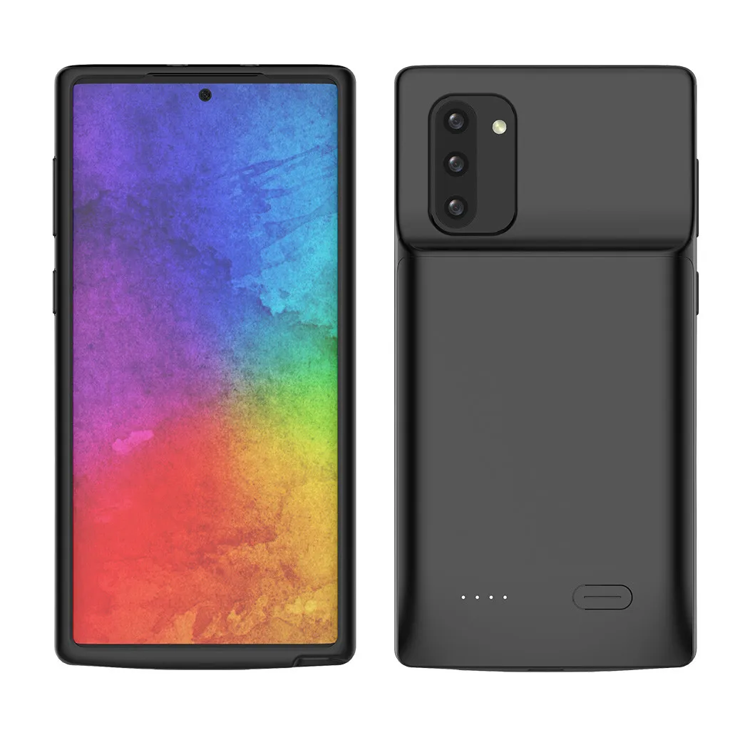 20 5200mAh Чехол дополнительный аккумулятор телефон зарядный чехол для samsung Galaxy Note 10 Резиновый металл и АБС-пластик внешний защитный
