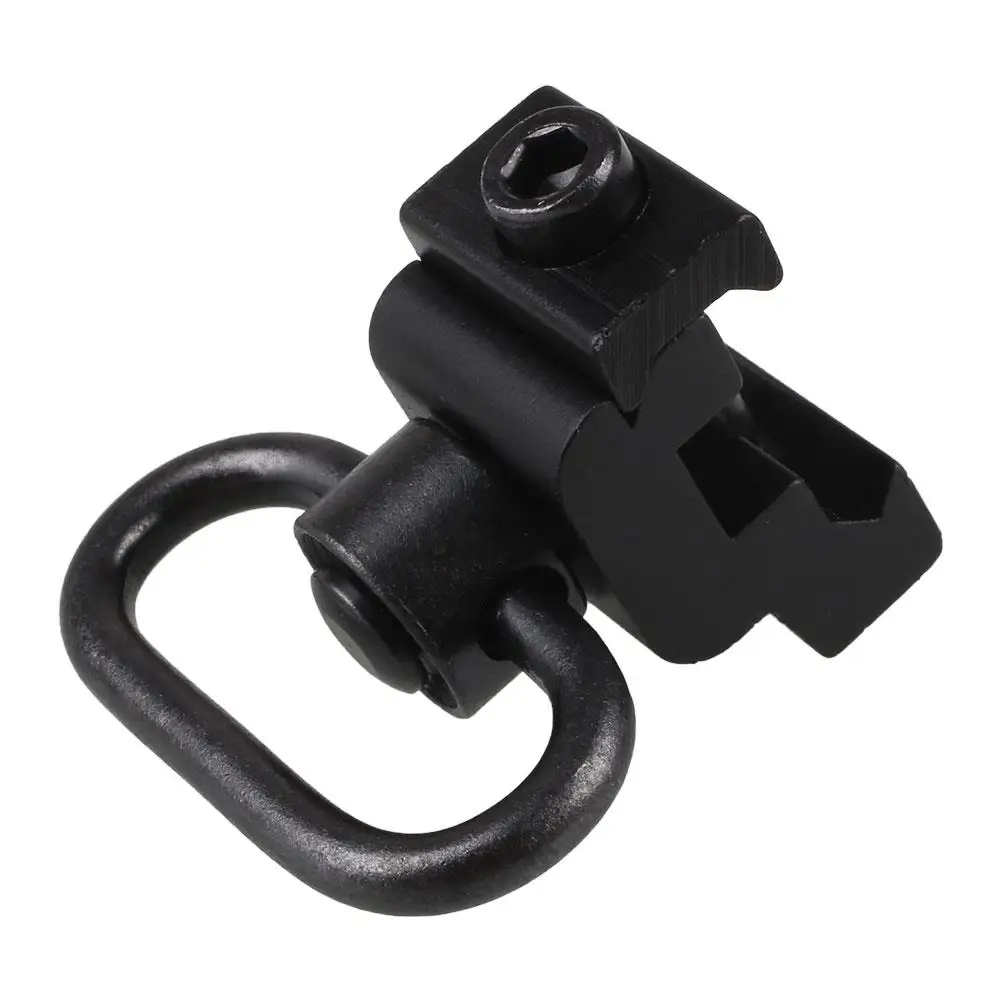 

QD Sling Swivel with Picatinny Rail Mount Quick Release Push Button Attachment