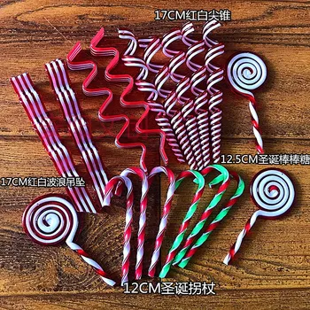 

Christmas Gifts Christmas Tree Pendant Window Scene Arrangement Acrylic Crutches