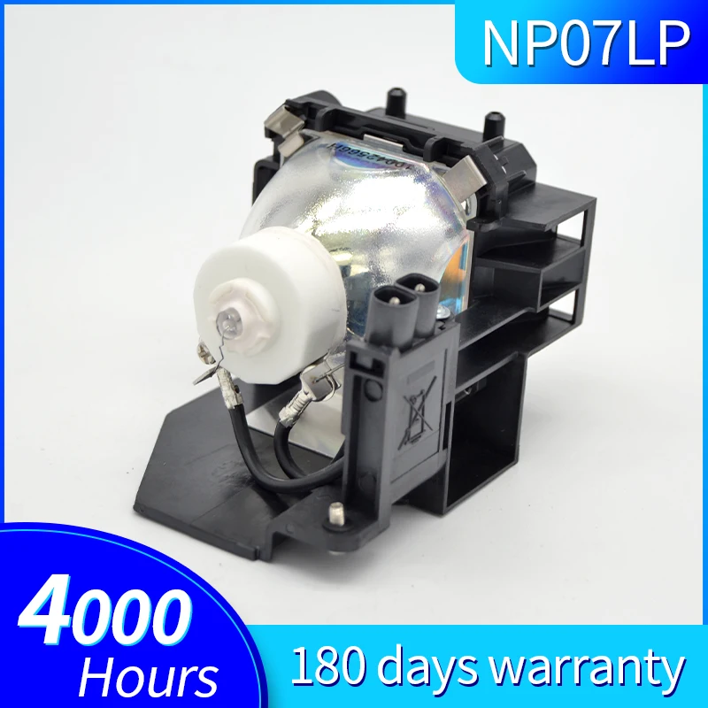 Лампа проектора NP07LP с корпусом для NEC NP300 NP400 NP410 NP500 NP510 NP600 NP610 совместимая |