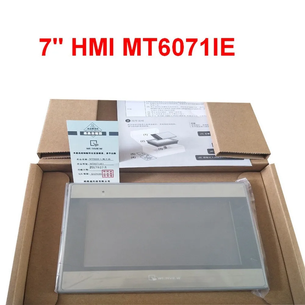 7 &quotHMI MT6071IE HMI дюймов TFT ЖК дисплей 800*480 Сенсорная панель с Ethernet Weintek Weinview Новый в