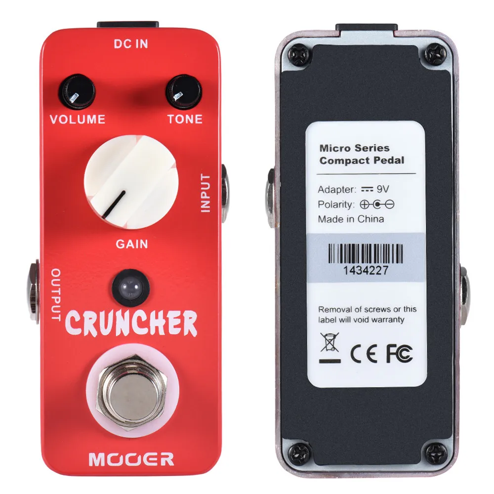 MOOER MDS3 с высоким коэффициентом усиления гитара с эффектом искажения педаль эффектов металлический корпус Англия Динамик звуковой эффект Аксессуары для гитары