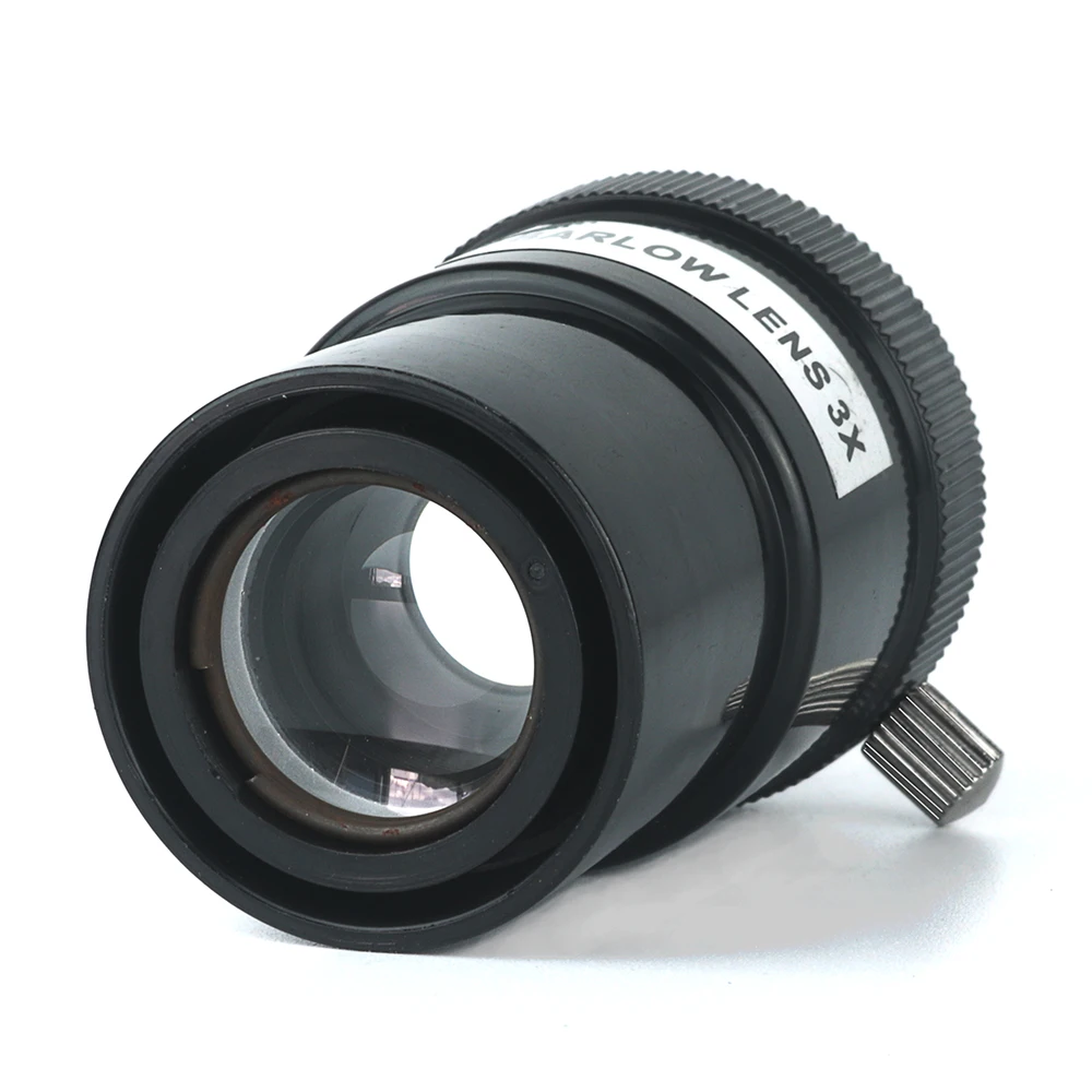 EYSDON 3X Barlow Lens Plastic for 1.25 Inch Astronomical Telescope Short Focus - Economical And Practical Multiplier Lens 3