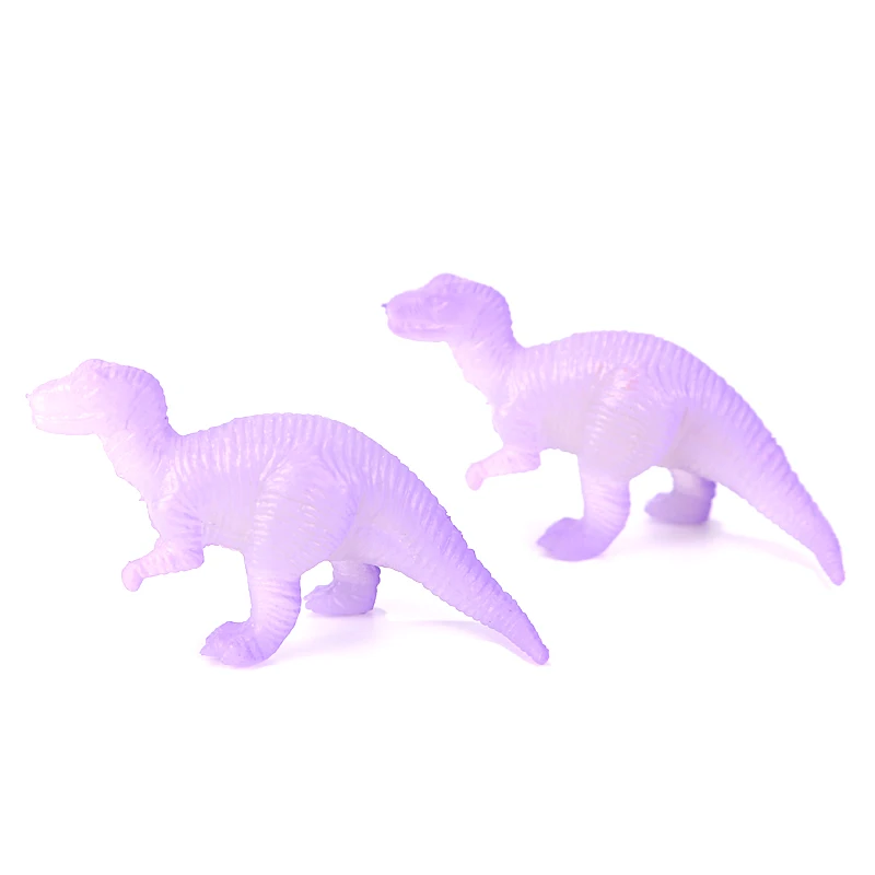 Ночной светильник игрушка в виде динозавра T-Rex в парк развлечений животных модель блестящие маленький динозавриштаны в 16 комплект мальчик игрушка