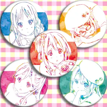 

Japan Anime K-ON Light tone girl Cosplay Badge Cartoon Collection Bags Badges For Backpacks Button Clothes Brooch Pins gifts
