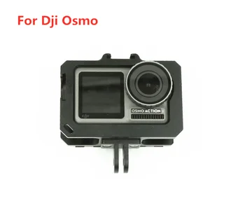 

Vlogging Metal Cage Case for Dji Osmo Action Vlog Case with Cold Shoe for Microphone LED Light