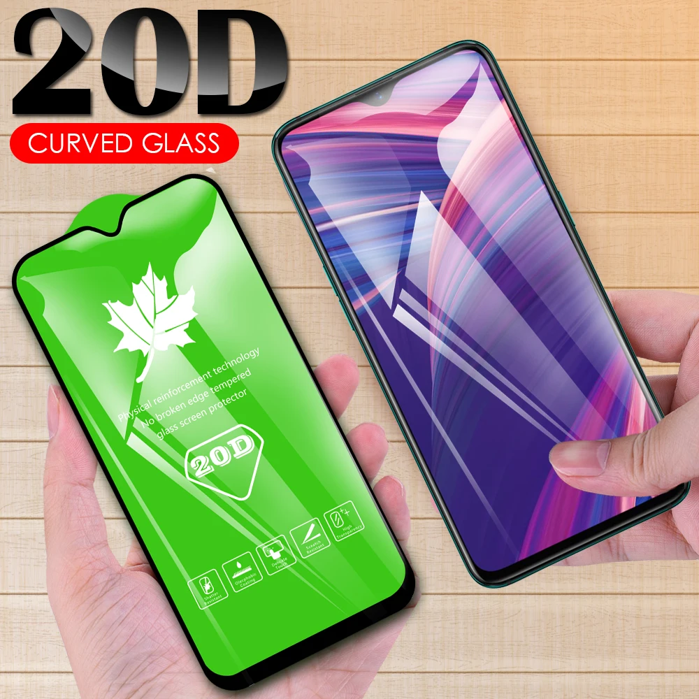20D Full Cover Tempered Glass For OPPO Find X3 X2 Lite R15x R15 RX17