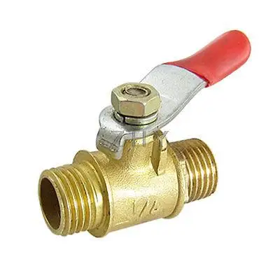 Кованый латунный компрессионный газовый шаровой кран с рычажной ручкой