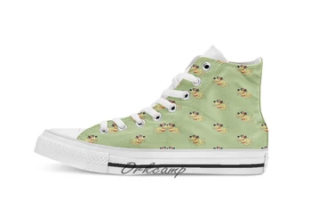 

Run Muttley Run Custom Casual High Top lace-up Canvas shoes sneakers Drop shipping