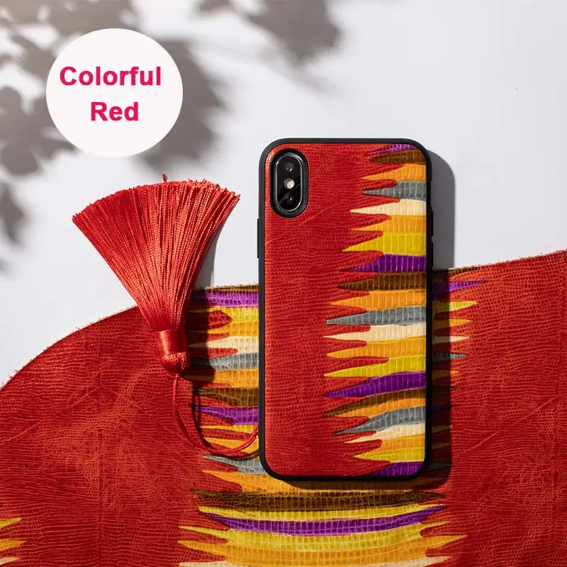 Красный Чехол для телефона для iphone 6, 6s, 7, 8 Plus, 11 Pro, Xr, X, Xs Max, чехол из окрашенной воловьей кожи, чехол для iphone Plus, 7 p, 8 p, чехол - Цвет: Красный