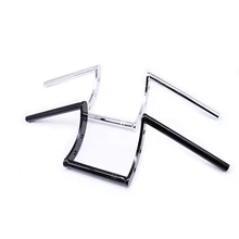 1 шт. черный/хром 1 ''25 мм с высокой ручкой Бар откатный руль мотоцикла для Harley Спортстер Чоппер поплавок Softail Dyna