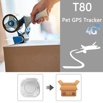 

Mini 4G GPS Vehicle Tracker T80 For Child bike car pet with SOS button and 4 LED Lights With 900mAH Battery