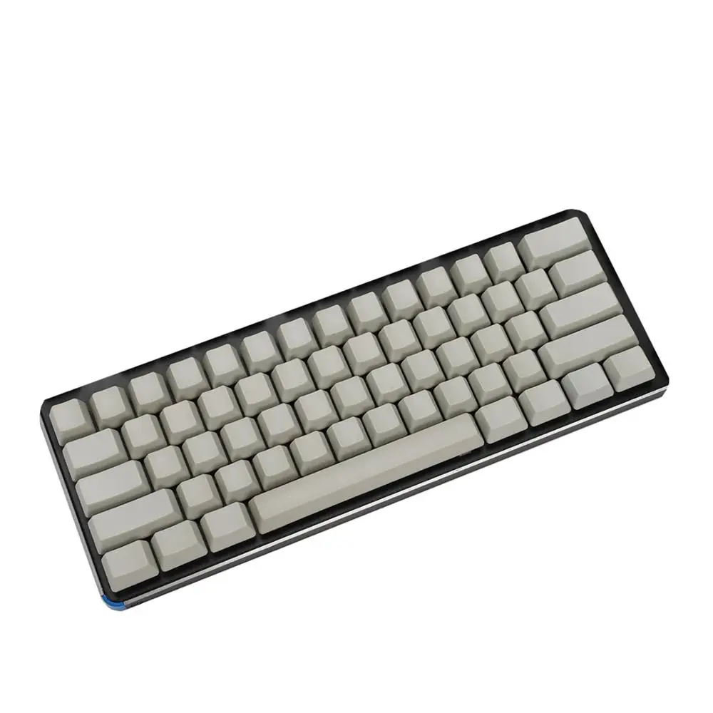 Белые Черные Серые зеленые пустые толстые клавиши PBT OEM профиль 62 ISO 61 ANSI колпачки