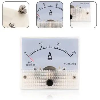

Current Meter 0-30A DC Work Without Shunt Analog Amperemeter
