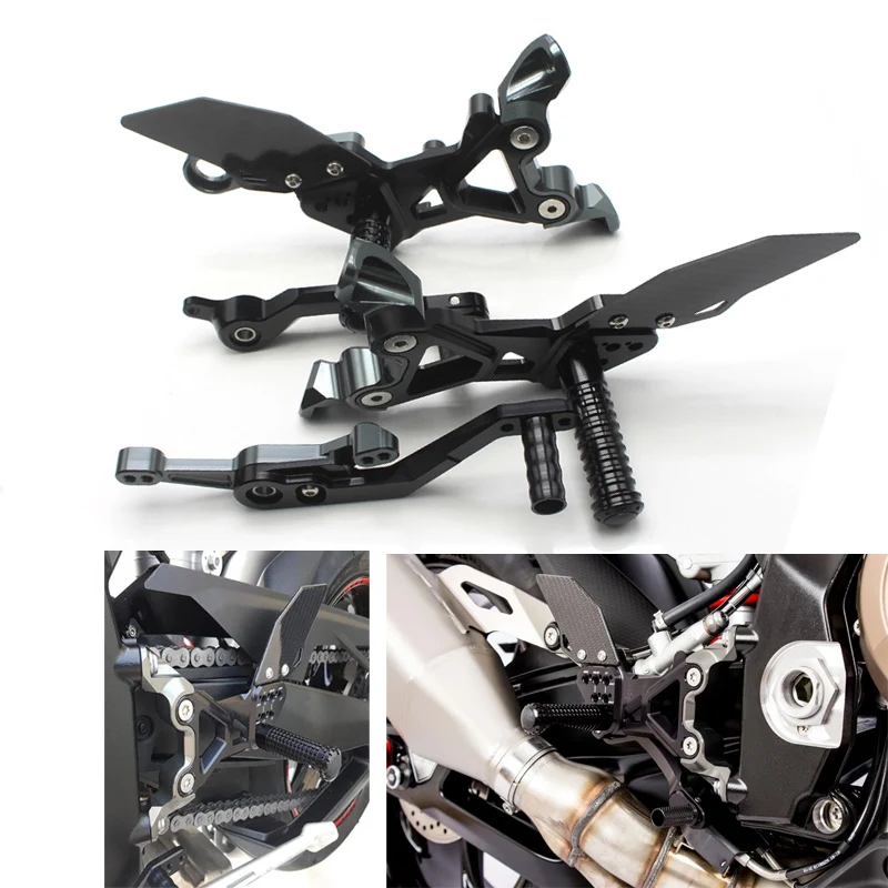 Для BMW S1000RR 2019-2020 K67 Мотоцикл с ЧПУ и карбоновое волокно Rearset | Автомобили мотоциклы
