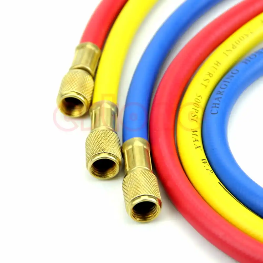 new 36" a/c charging hose set for hvac air