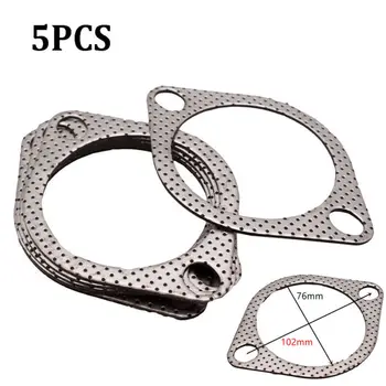 

Sliver Flange Gasket For Subaru Catalytic Converter For Nissan For Honda 3 Inch