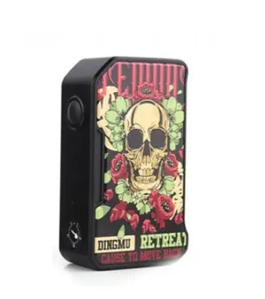 Dovpo M VV II 280 Вт Box Mod Мощность Двойной 18650 батареи и 3-светодиодный индикатор, испаритель vape Mod vs перетащите 2/ijoy shogun - Цвет: Skull Roses