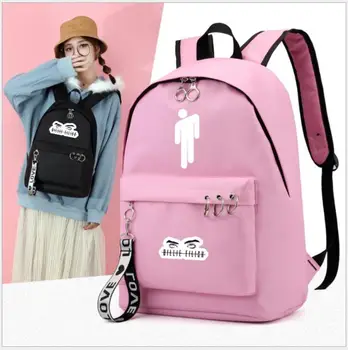 

Billie Eilish Backpack Fashion School Bags for Teenage Laptop Travel Backpack Casual Knapsack Canvas Travel Bag