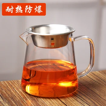 

Glass fair mug) suits with thick hot tea is the tea ceremony points kung fu tea tea tea sea device