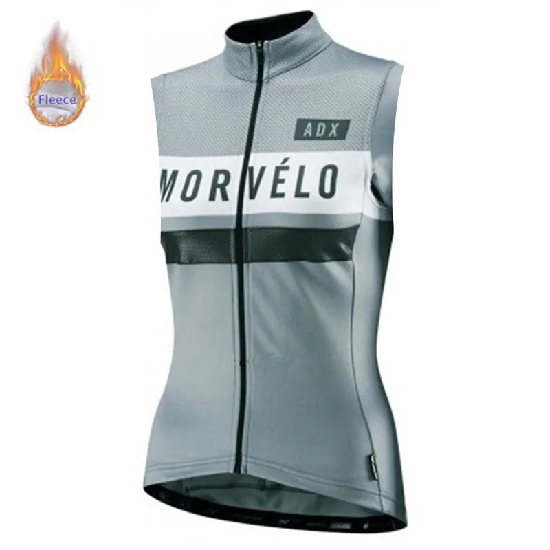 Morvelo новинка осень/зима для женщин Велоспорт Джерси тепловой флис Maillots Ciclismo без рукавов MTB горный велосипед Топы Одежда - Цвет: 10
