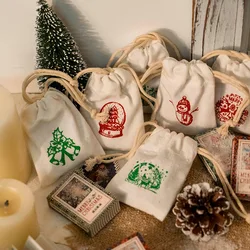 Bloc Notes Vintage de noël, 100 pièces, bloc Notes collant, carte en matériau rétro, Kraft, pour papeterie de décoration 