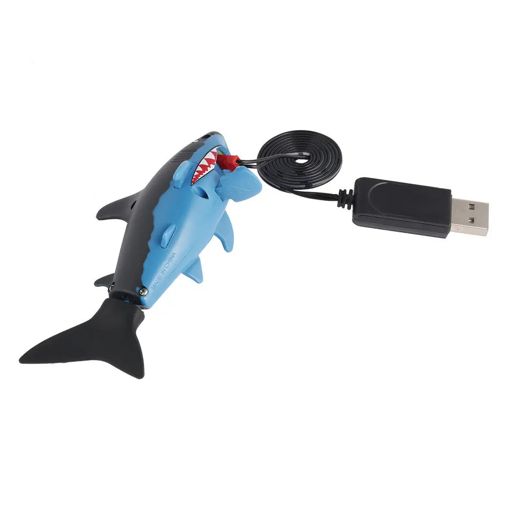 Clearsale Мини RC Подводная лодка 4 CH дистанционного управления маленькие акулы с USB пульт дистанционного управления Игрушка Рыба Лодка лучший рождественский подарок для детей