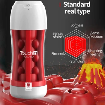 1Pc Automatic Male Masturbator Cup Penis Masturbation Blowjob Pussy Sex Toys for Men Adult Goods for Men Male Mastubator Masters 3