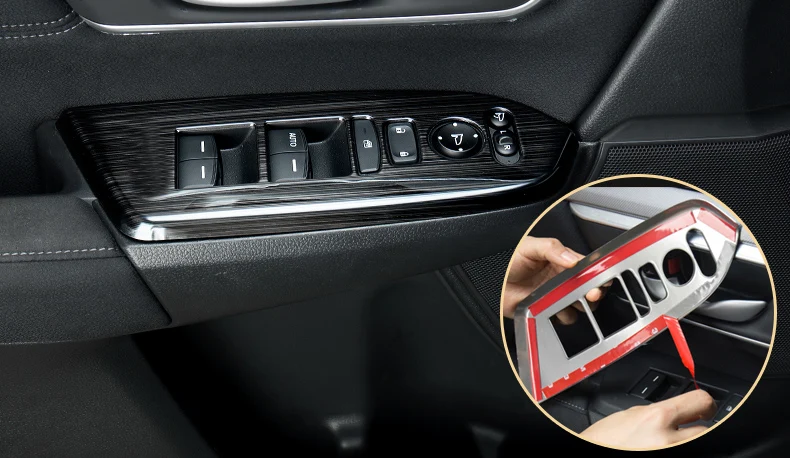Lsrtw2017 для Хонда сrv CR-V автомобильный оконный переключатель Управление Панель планки Декоративные интерьерные аксессуары