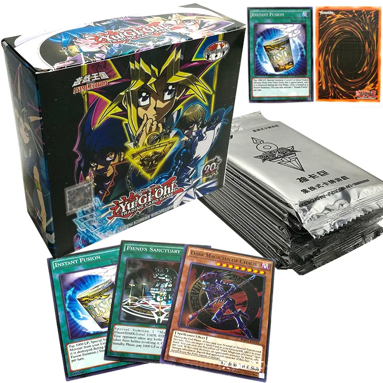 Yu Gi Oh английская настольная игра коллекции игрушек 240 шт. TCG Yugioh удлинительные