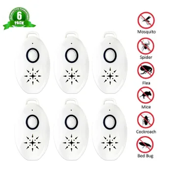 

Outdoor Portable Electronic Mosquito Repeller Hook Type Pest Repeller Solar Ultrasonic Mosquito Insect Killer with Compass
