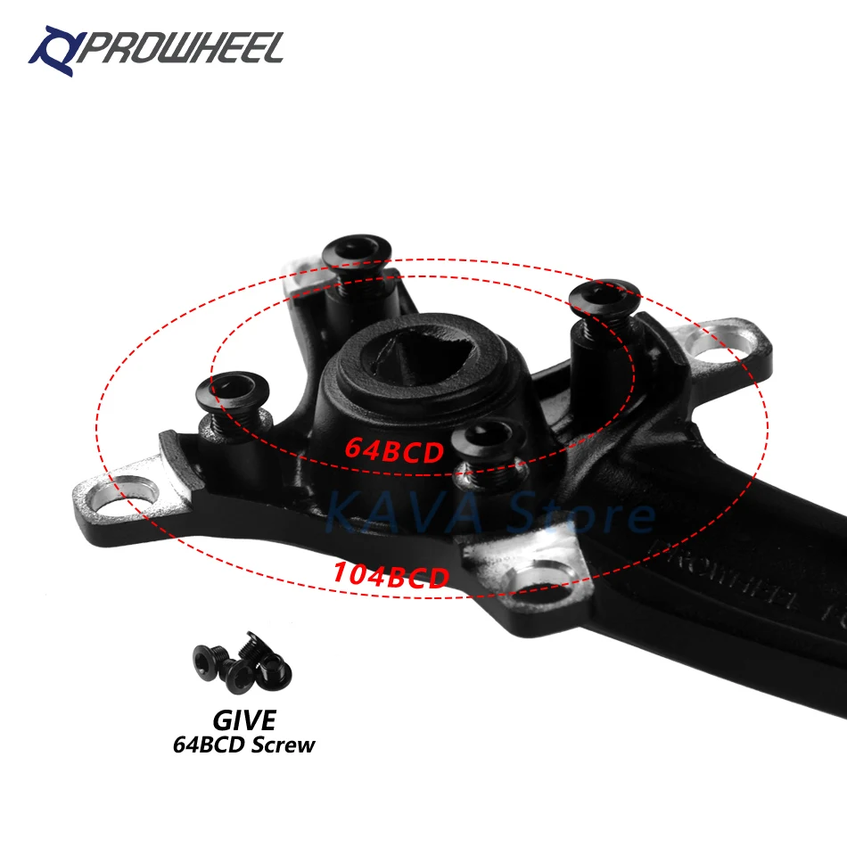 Roda dentada da manivela da bicicleta 104bcd