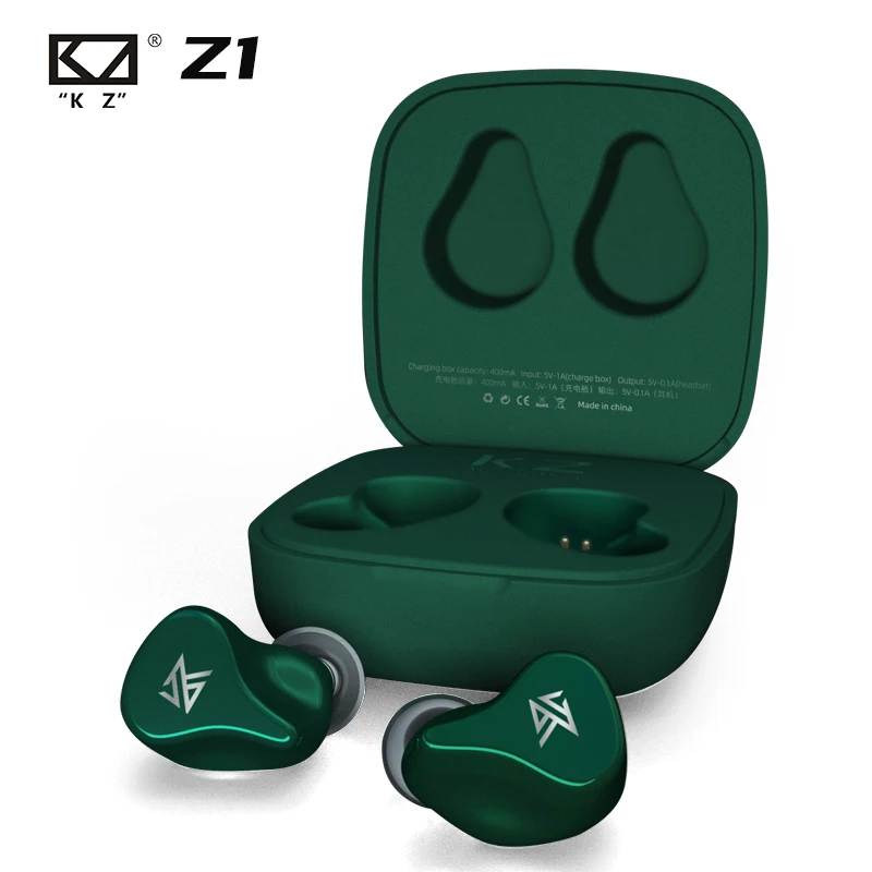 

KZ Z1 TWS True Wireless Earphones Bluetooth V5.0 Dual magnetic Dynamic Earbuds Touch Control Noise Cancel kulaklk