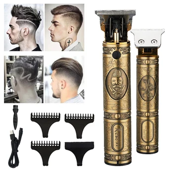 

UK Professional Hair Clippers Barber Haircut Sculpture Cutter Rechargeable Razor Trimmer Adjustable Cordless Edge for Men